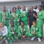 Team Nigeria African Wrestling Championships 2022. Picture displayed on Infonewsupdates