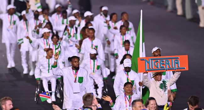 Team Nigeria Commonwealth Opening ceremony