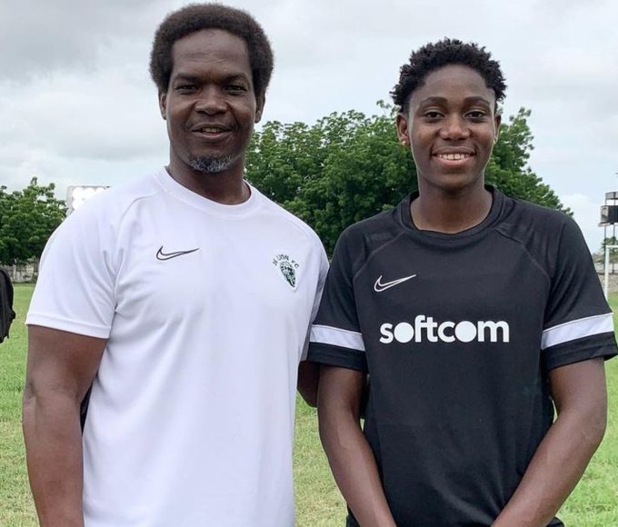 Alhaji Gafar with Futbal Galore