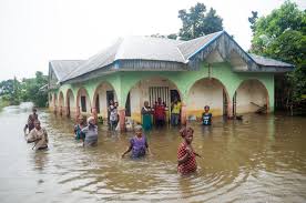 Flooded area