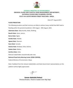 directive signed by Usman Abdullahi Bokani